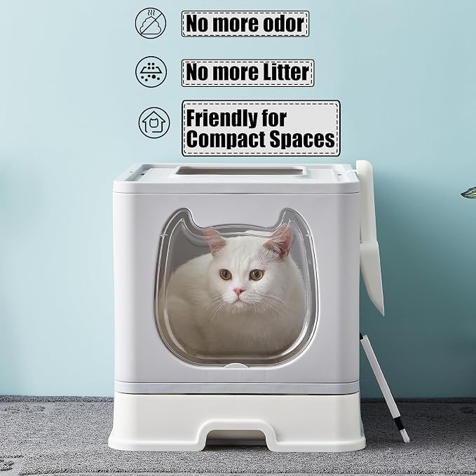 Vealind Covered Litter Box - Image 5
