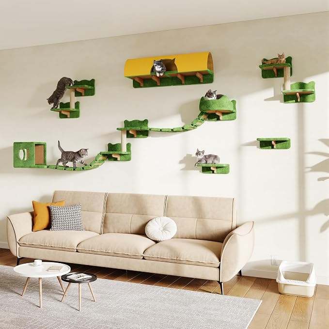 Cat Wall Shelves, Wall Mounted Cat Shelf Furniture - Image 7