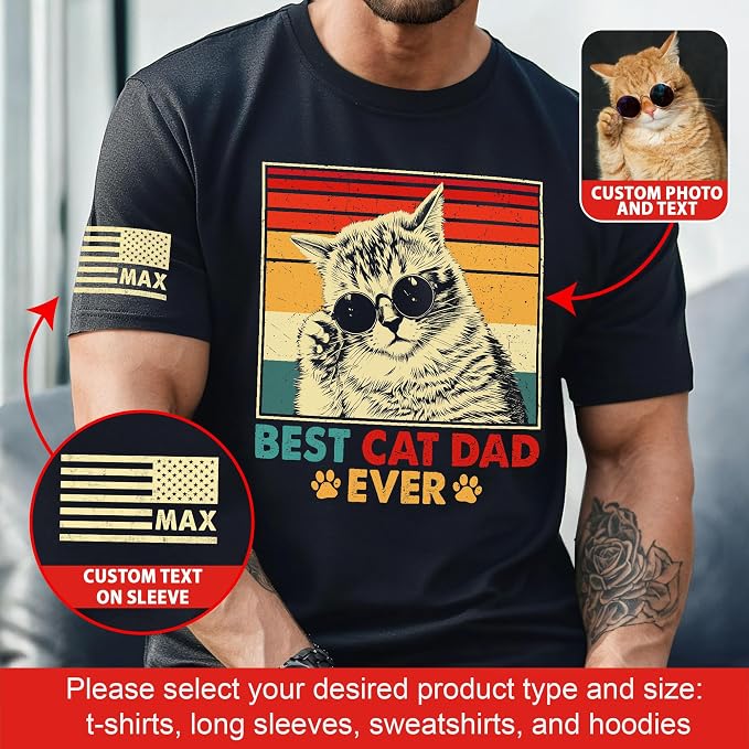 Customized Awesome Like My Daughter Shirts, Fathers Day Shirt - Image 2