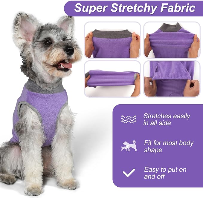 cyeollo 2 Pack Fleece Dog Sweater Pullover Dog Sweatshirt Reflective - Image 8