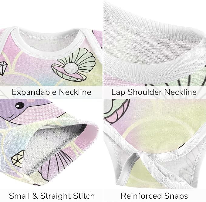 Baby Clothes Set Infant Bodysuits Pants Sets 0-24M - Image 4