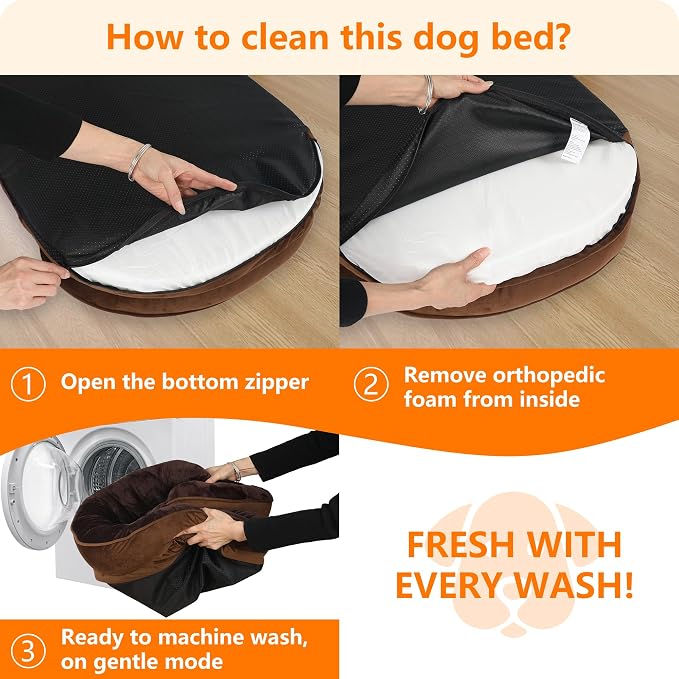 Dwanton Orthopedic Dog Bed for Extra Extra Large Dogs - Image 7