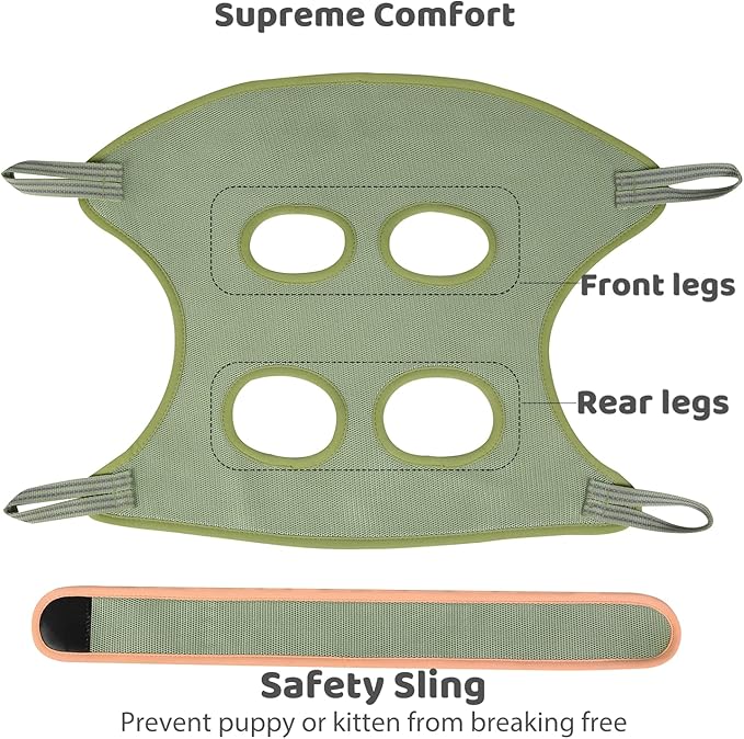 Guzekier Cat Grooming Hammock Harness - Image 2