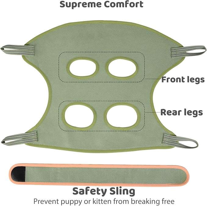 Guzekier Cat Grooming Hammock Harness - Image 5