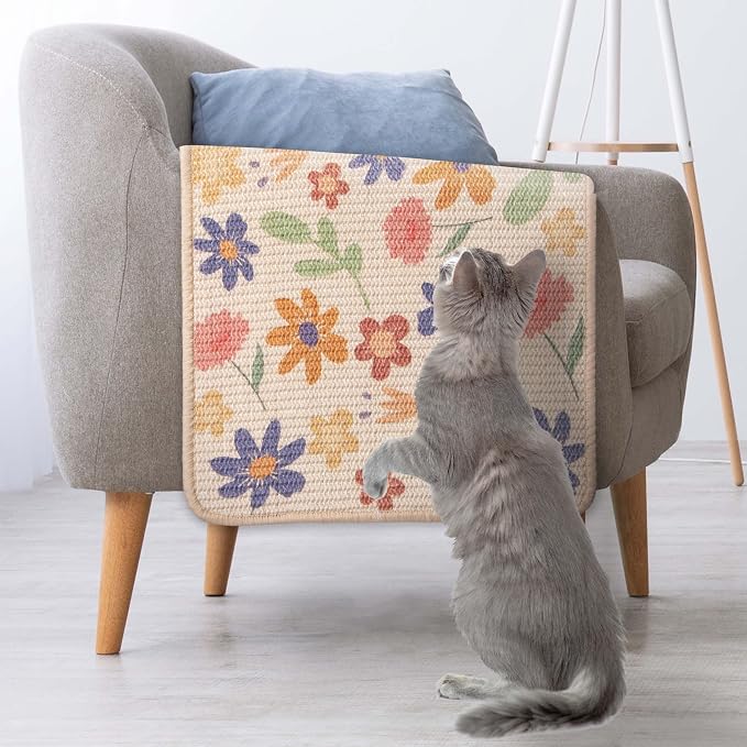 SCRATCHABLE Sisal Cat Scratcher, Wall Scratcher, Couch Protector, Scratching - Image 5