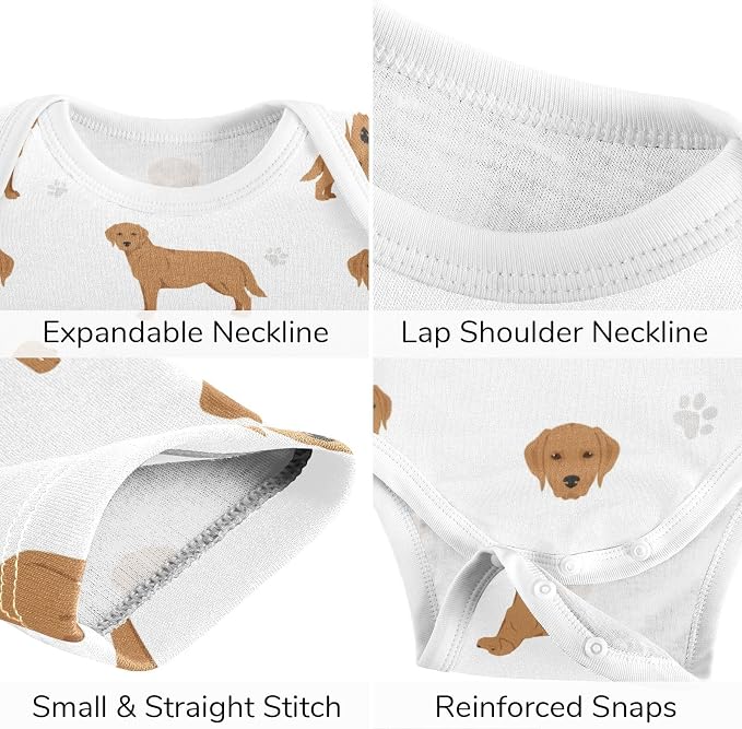 Baby Clothes Set Infant Bodysuits Pants Sets 0-24M - Image 4