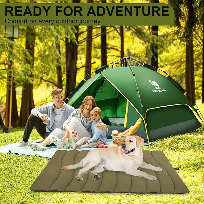 BINGPET Outdoor Travel Dog Bed for Large/Medium Dogs, Portable Waterproof - Image 8