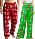 Custom Pajama Pants for Women Men, Personalized 67 Name Photo PJ Family Six by Artsadd