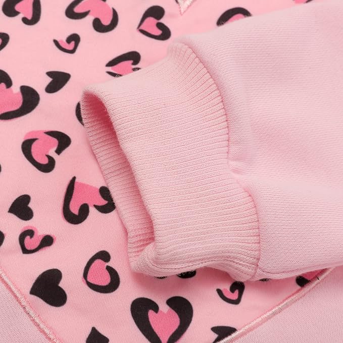 RETSUGO Toddler Baby Girls Sweatshirts Casual Pullover Crewneck Winter Long - Image 4