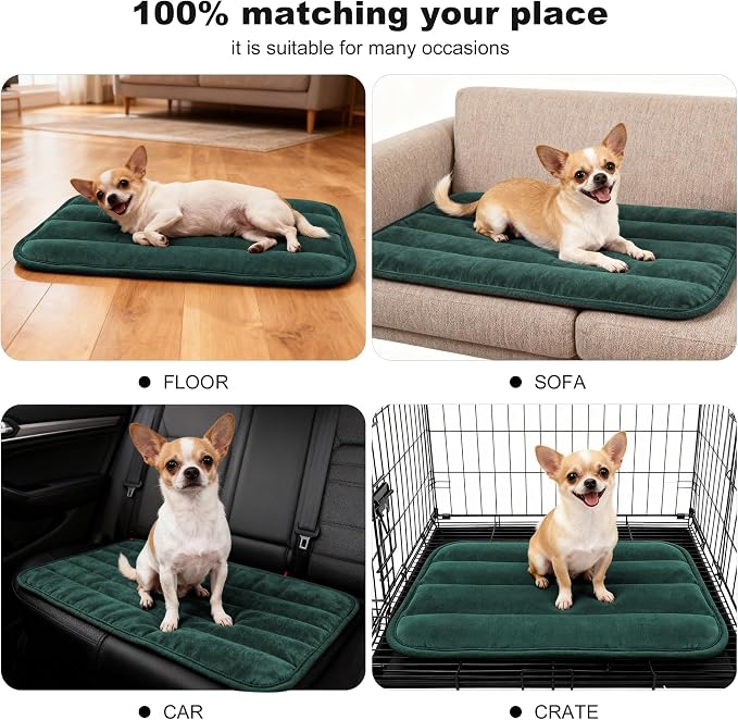 Dog Crate Pad, Ultra Soft & Anti-Slip Kennel Mat, Secure Fit - Image 8