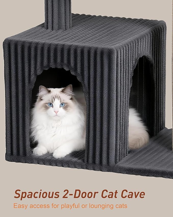 Cat Tree for Large Cat, 20.9 * 15.7in Large Perch Bed for Adult Cats, 22.8in - Image 3