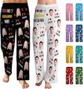 Personalized Face Pajama Pants for Men Women Custom Photo Printed Pajamas by MYESCUSTOM