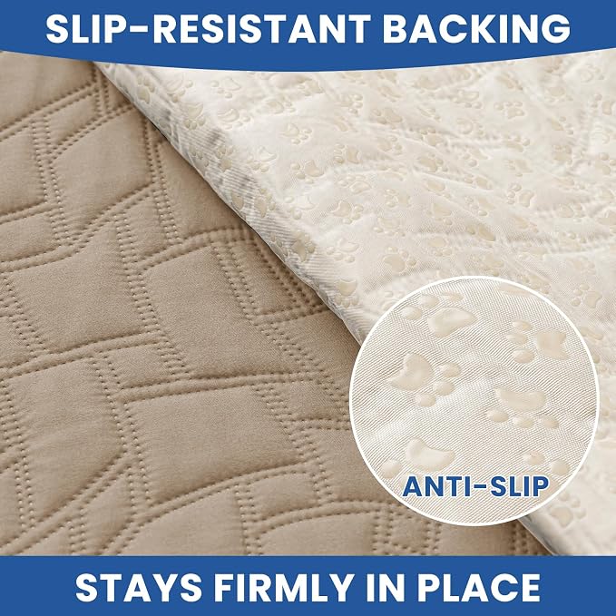 Waterproof Couch Covers for Pets, Waterproof Dog Bed Cover, Anti-Slip Soft Dog - Image 3