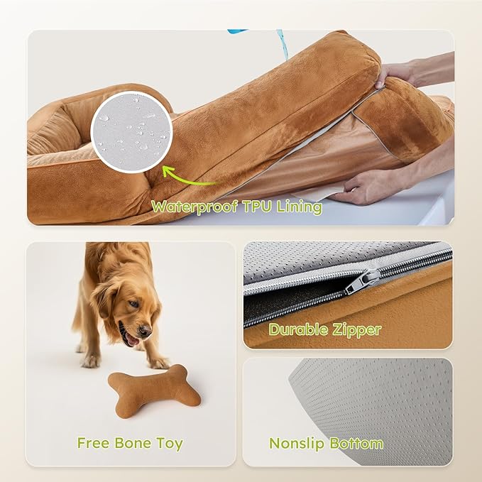 Jumbo Dog Bed for Extra Large Dogs, Orthopedic Dog Bed - Image 7