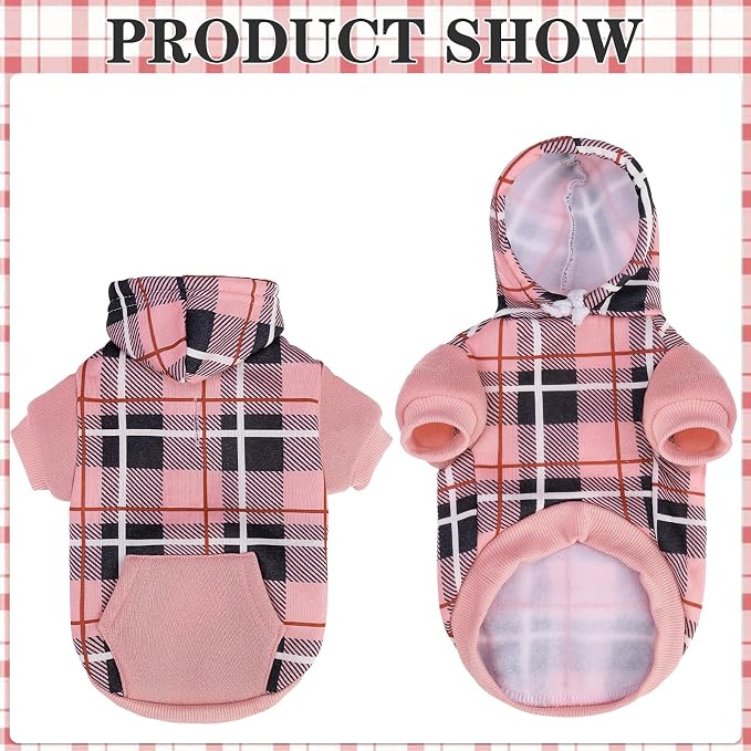 EXPAWLORER Plaid Cat Hoodie - Image 6