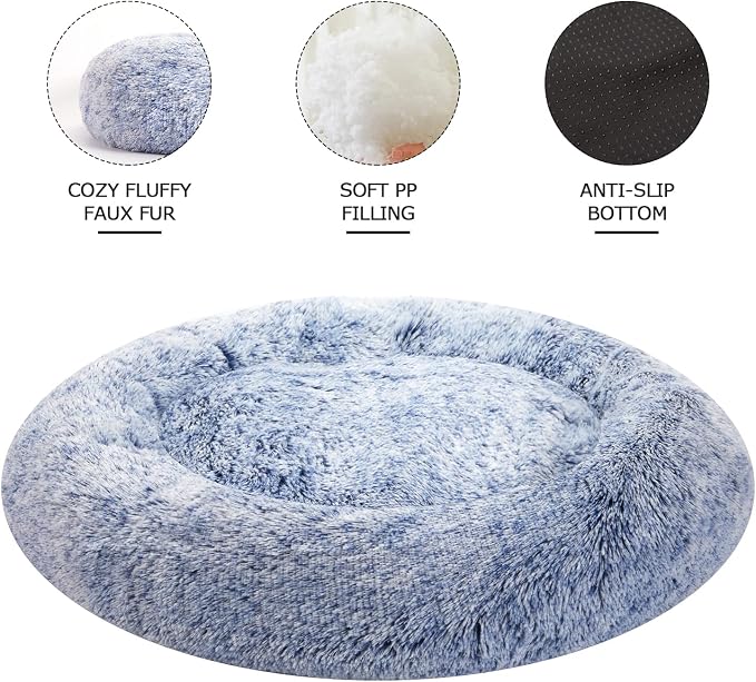 Bedfolks Calming Donut Dog Bed - Image 3