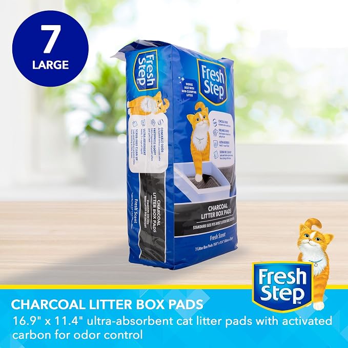 Fresh Step Charcoal Litter Box Pads - Image 4
