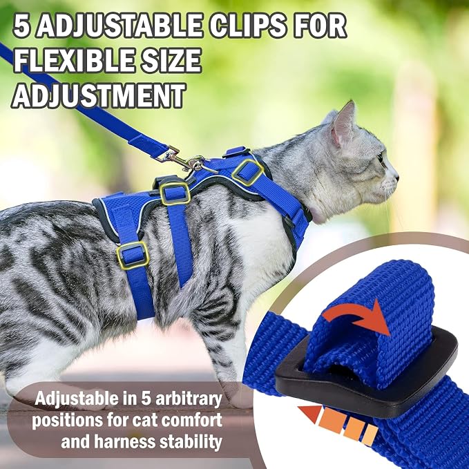 PUPTECK Cat Harness and Leash Set Escape Proof - Image 4