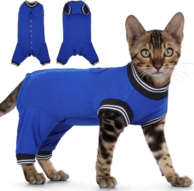 PUMYPOREITY Cat Recovery Suit for Hind Legs, Cat Surgical Spay Suit by PUMYPOREITY