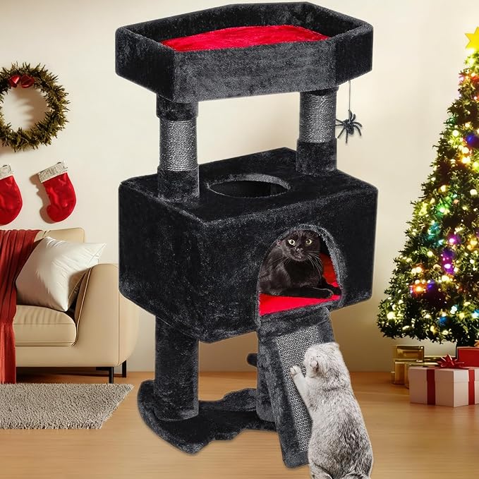 BEWISHOME Cat Tree Tower for Indoor Gothic Cat Trees - Image 2