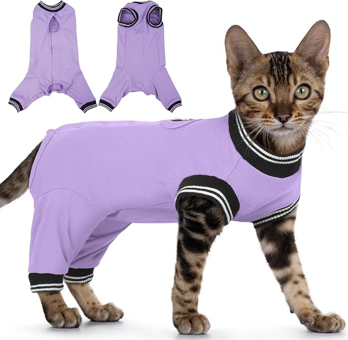 PUMYPOREITY Cat Recovery Suit for Hind Legs, Cat Surgical Spay Suit by PUMYPOREITY