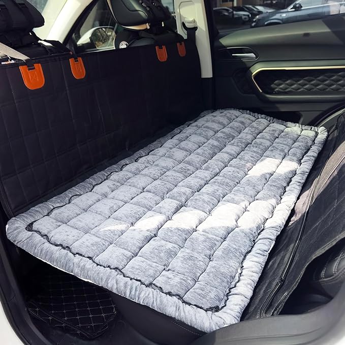 Backseat Pet Bed Mat, Truck Plaid Dog Bed by AEEISHOMEREFORM