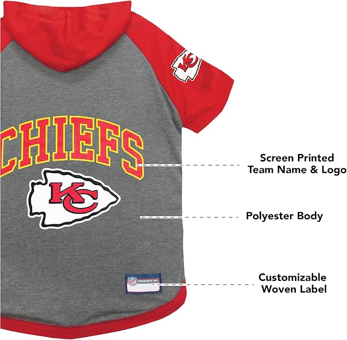 Kansas City Chiefs Hoodie Tee Shirt - Image 6