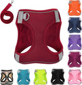 Dog Harness with Leash Set, No-Pull Step-in Reflective Pet Harness with 1 Leash by PWOD
