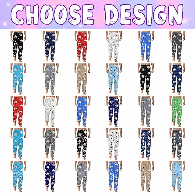 Custom Couple Pajama Pants Sock - Image 2