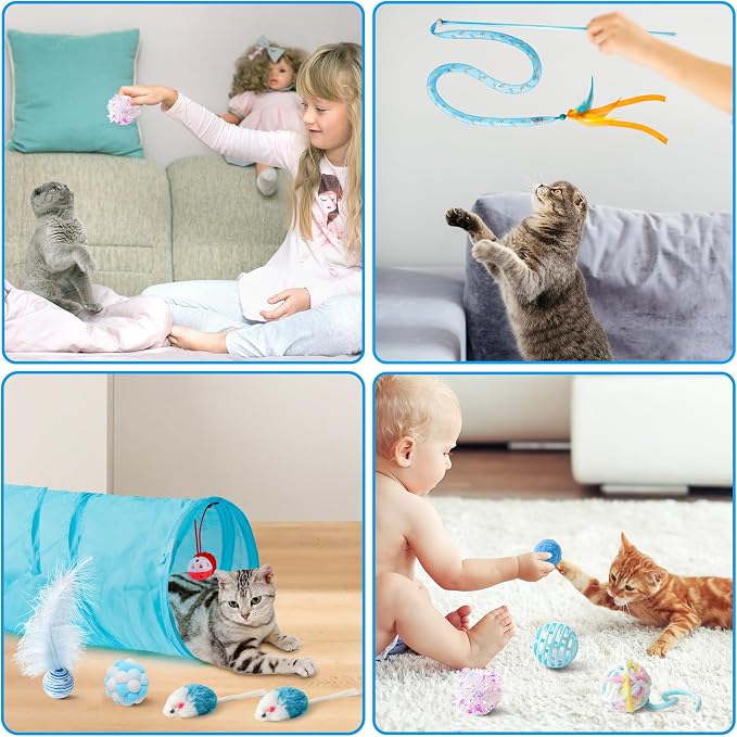 MALLMALL6 11Pc Cat Toy Set - Image 5