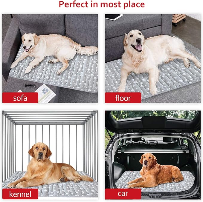 Dog Crate Mat, Soft Dog Bed Mat - Image 6