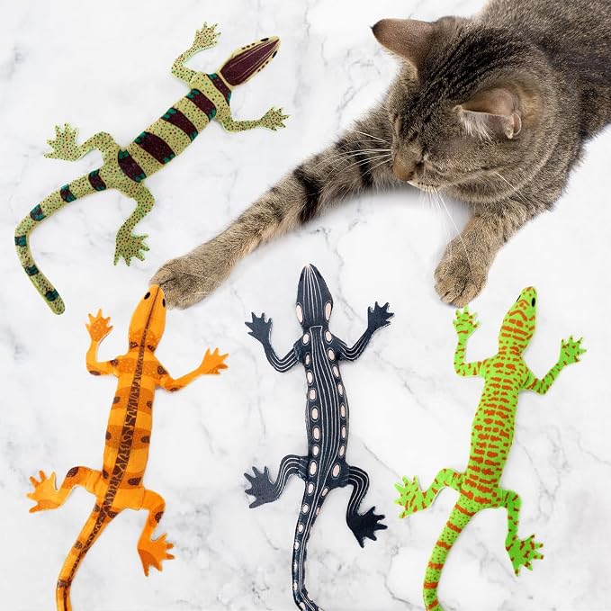 CiyvoLyeen Lizard Catnip Toys Chew Bite Resistant Toys by CiyvoLyeen