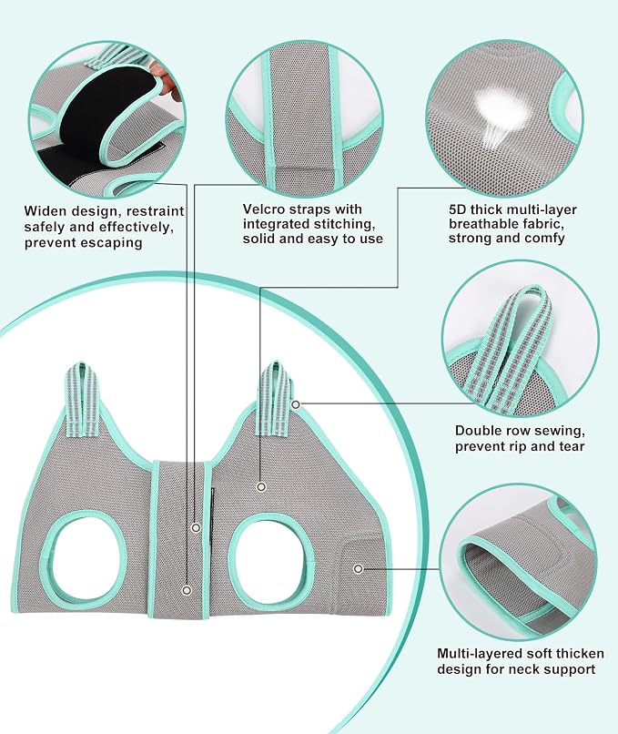 Dog Grooming Hammock Harness, Small Dog Groming Sling, Dog Nail Clipping Hanger - Image 5