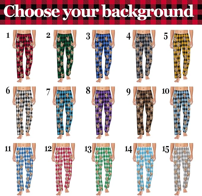 Custom Couple Pajama Pants Sock - Image 2