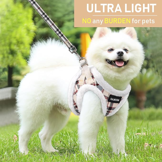 GAMUDA Small Dog Harness Collar and Leash Set, Step in No Chock No Pull Soft - Image 7