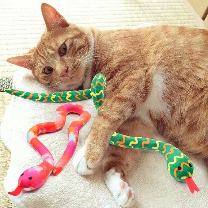 CiyvoLyeen Snake Catnip Toys Kitten Supplies Interactive Catnip Toys - Image 5