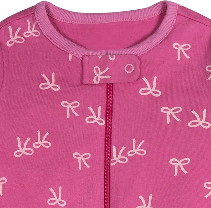 Onesies Brand Baby Girls' 4-pack Sleep 'N Play Footies Multi Pack - Image 2
