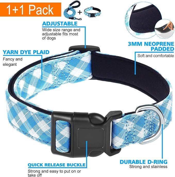 Reflective Dog Collar Padded - Image 3