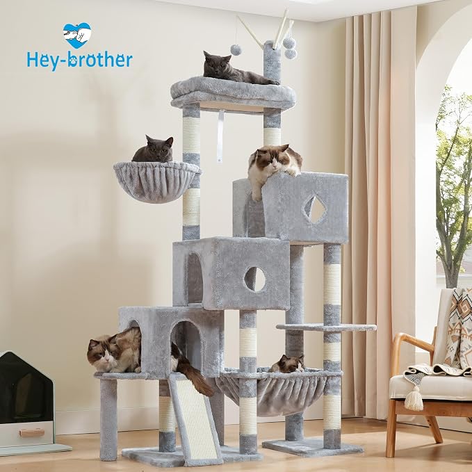 Hey-brother Cat Tree Tower, Scratching Posts - Image 8