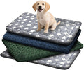 4 Pcs Washable Dog Bed Plush Orthopedic Outdoor Crate Mat by Unknown