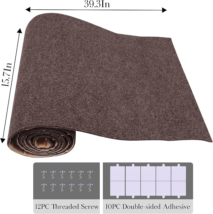 15.7'' x 39.3'' Cat Scratch Furniture Protector Adhesive Trimmable Cloth Couch - Image 6