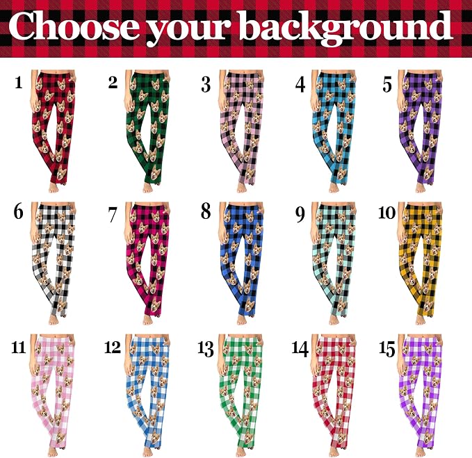 Custom Couple Pajama Pants Sock - Image 2