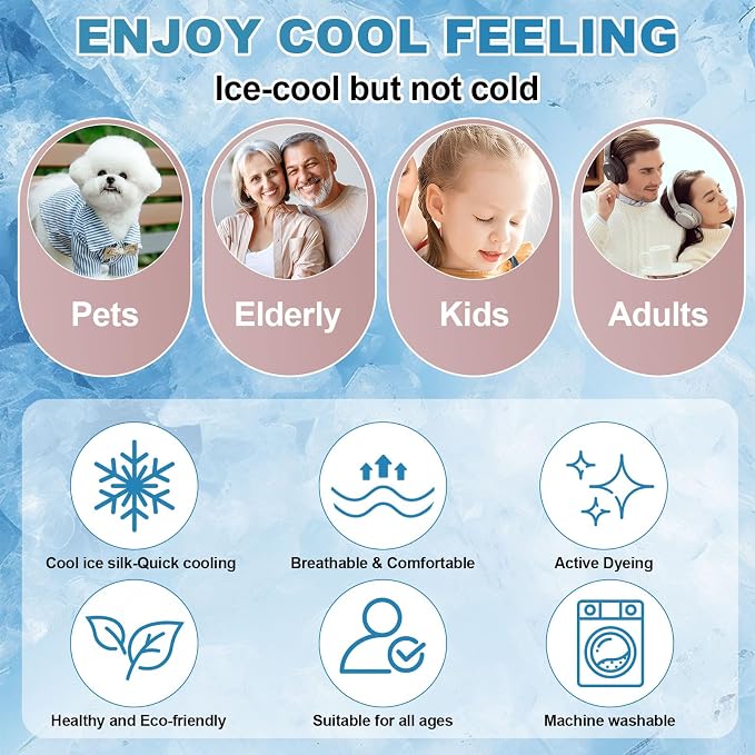 OTOB Cooling Dog Couch Cover Ice Silk Fiber, Washable & Non Slip Sofa - Image 2
