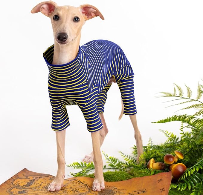 Dog Sweaters for Small Dogs Girls Boys, Striped Pet Sweaters for Fall Winter - Image 2