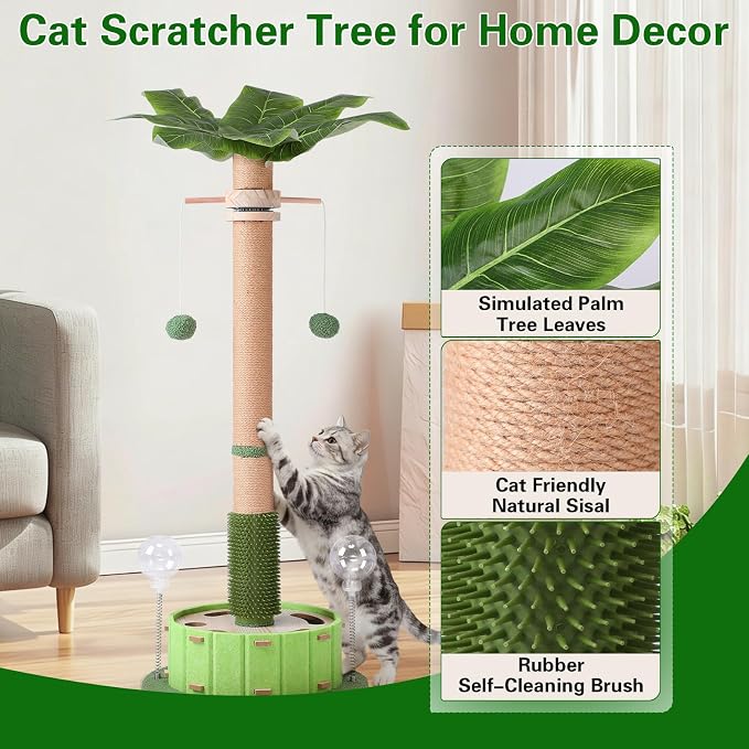 40" Tall Cat Scratching Post, Scratching Posts - Image 6