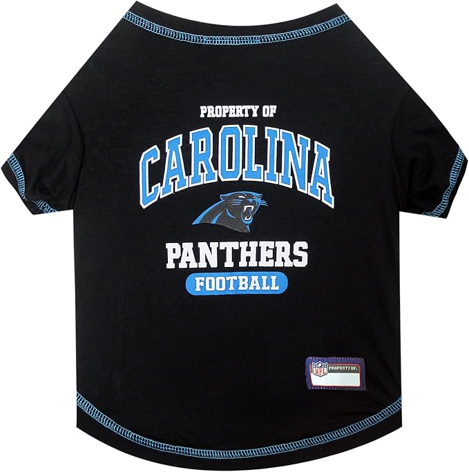 NFL Carolina Panthers Dog T-Shirt by PETSFIRST