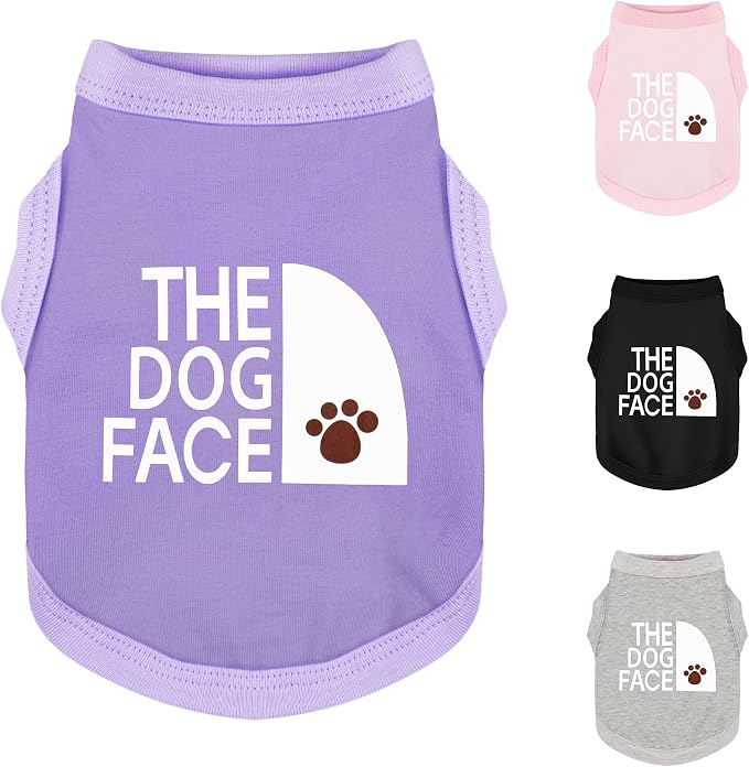 Personality Canine Attire: Soft, Lightweight Cotton Dog Clothes by Paiaite