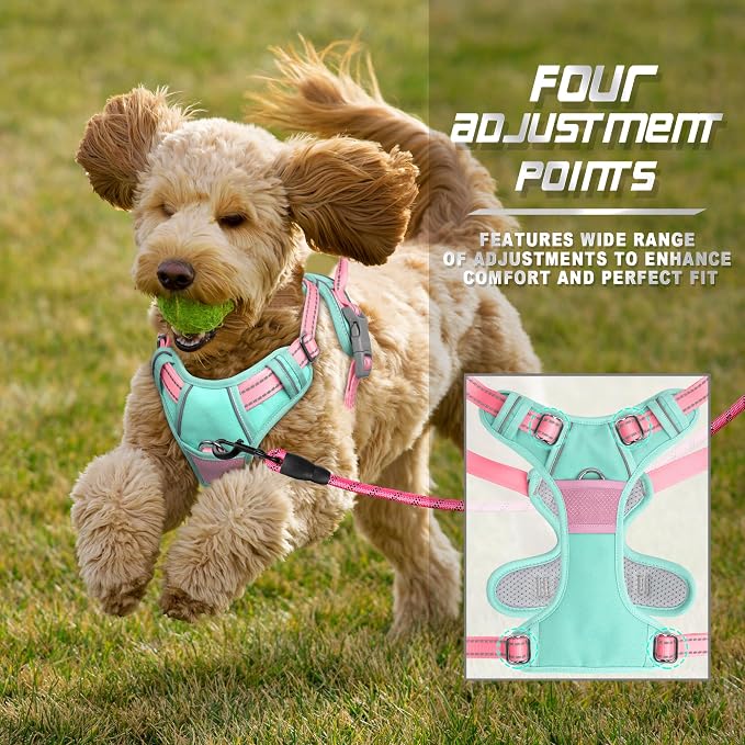 BARKBAY No Pull Dog Harness Front Clip Heavy Duty Reflective Easy Control Handle - Image 6
