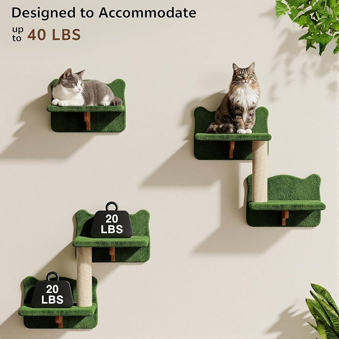 Cat Wall Shelves, Wall Mounted Cat Shelf Furniture - Image 5