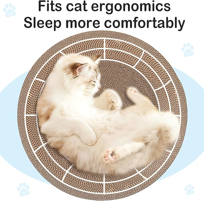 Cat Scratcher, 17.7x17.7 inches Cardboard Cat Scratchers - Image 5